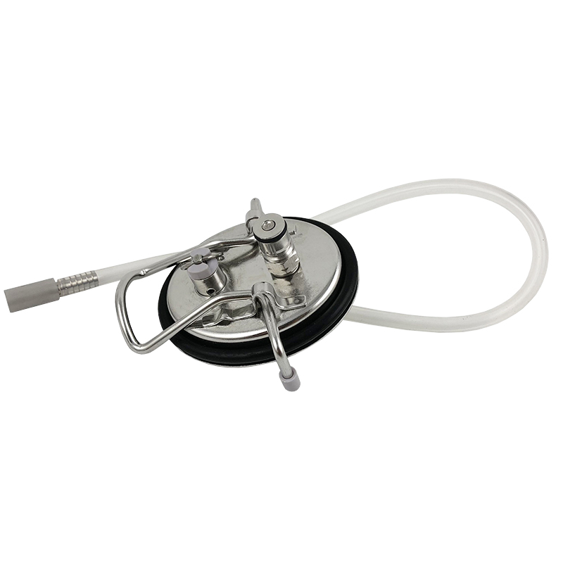 Co2 Regulator Dual Stage - Carbonation Lid Assembly for Cornelius Keg