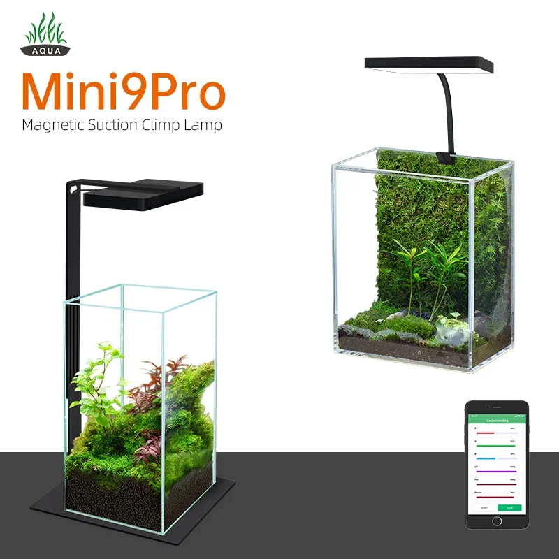 Planted Aquarium Pendant Light - WEEK AQUA Mini 9 Pro USB