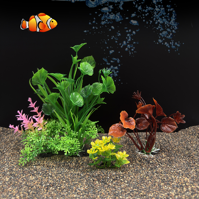 Planted Aquarium Yellow Water - 3Pcs Artificial Aquarium Plants Fish Tank