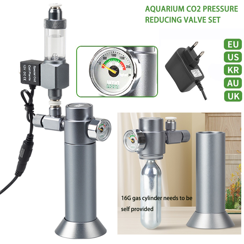 Co2 Regulator Dual Stage - Fish tank CO2 regulator solenoid valve