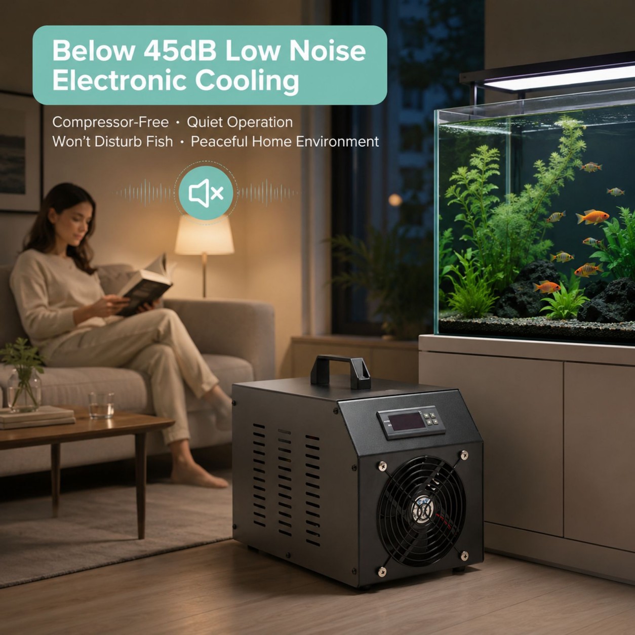 Aquarium Chiller 200W Water Co - Planted Aquarium Water Temperature 评论和价格