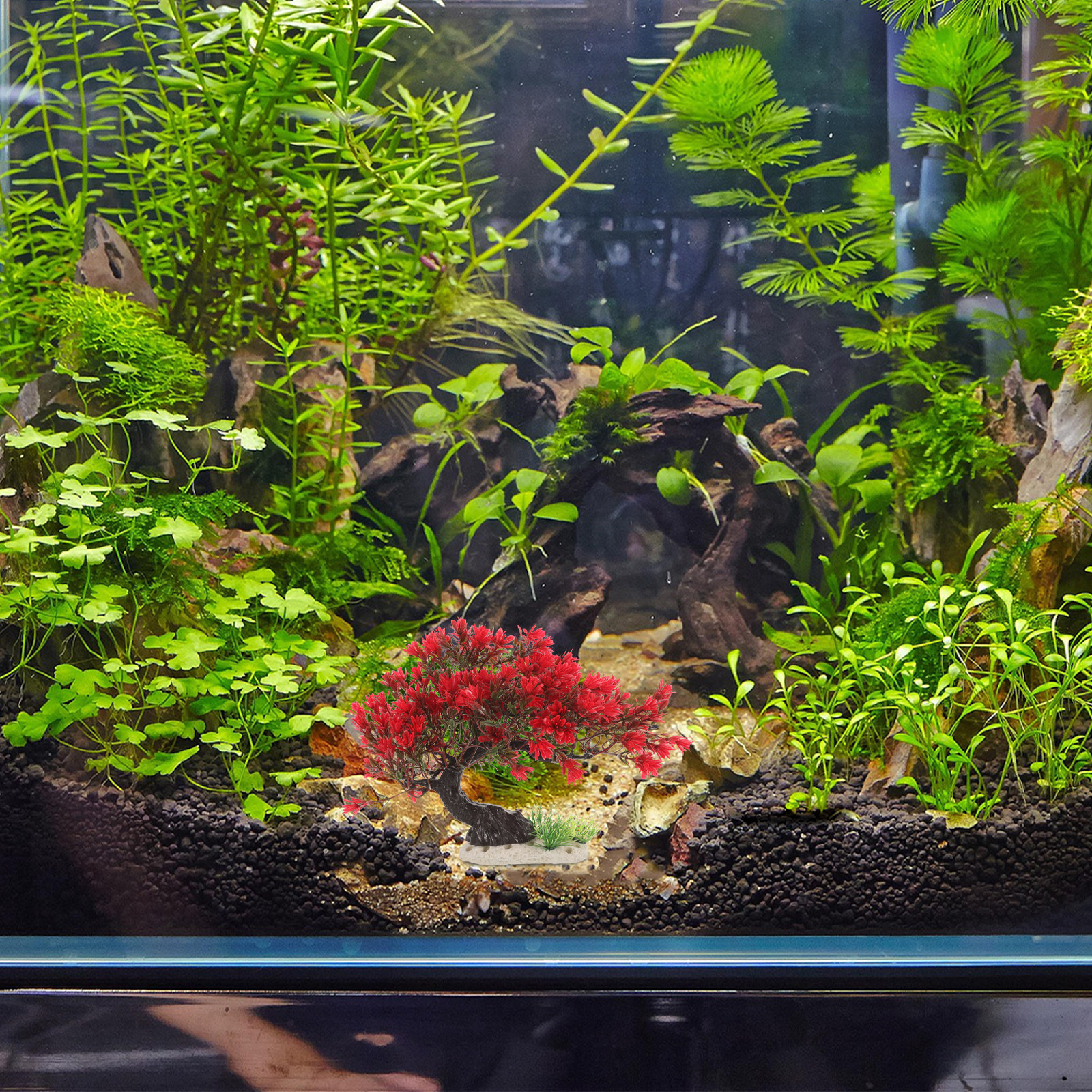 Artificial Fish Tank Small Pla - Aquarium Planted Tree 评论和价格