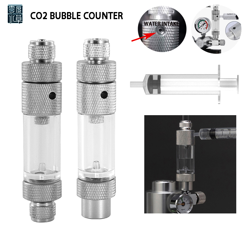Aquarium CO2 bubble meter Wate - Co2 Regulator Dual Stage 评论和价格