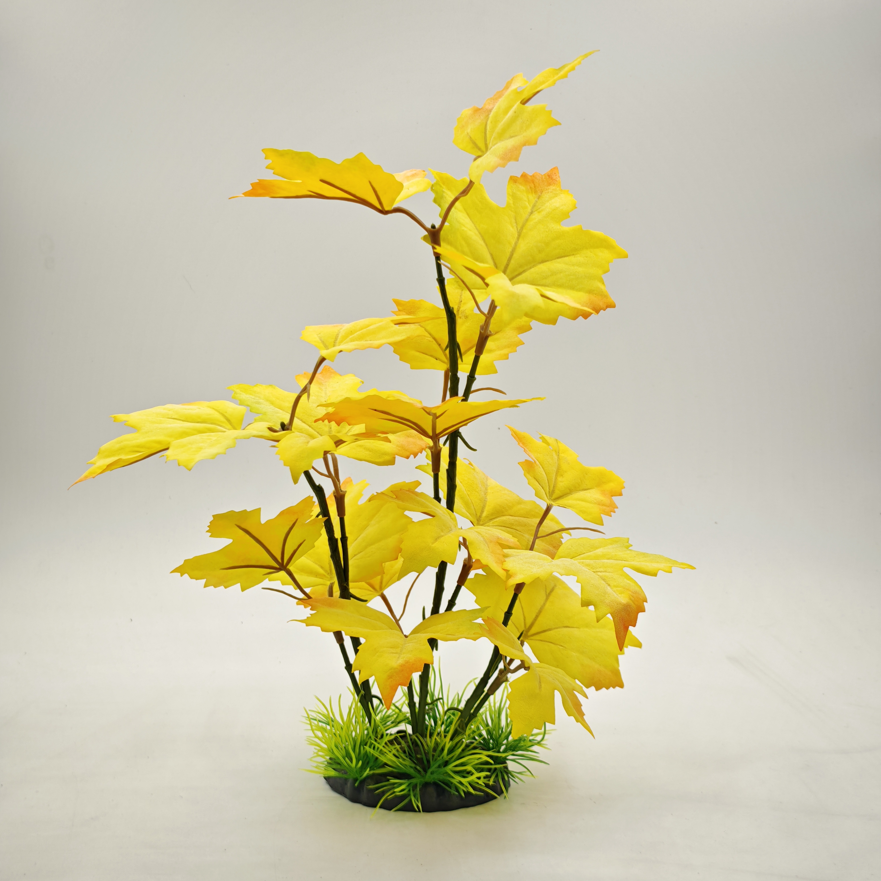 Artificial Leaves 30cm Aquariu - Planted Aquarium Yellow Water 评论和价格