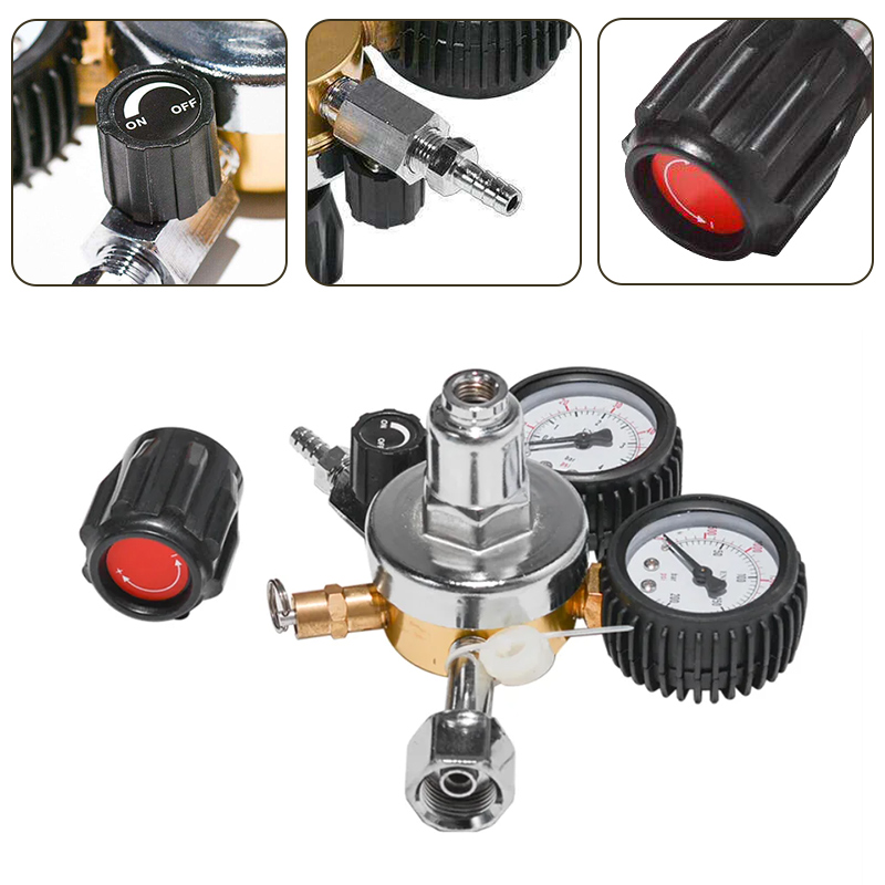 CO2 Gas Bottle Regulator Carbo - Co2 Regulator Dual Stage 评论和价格
