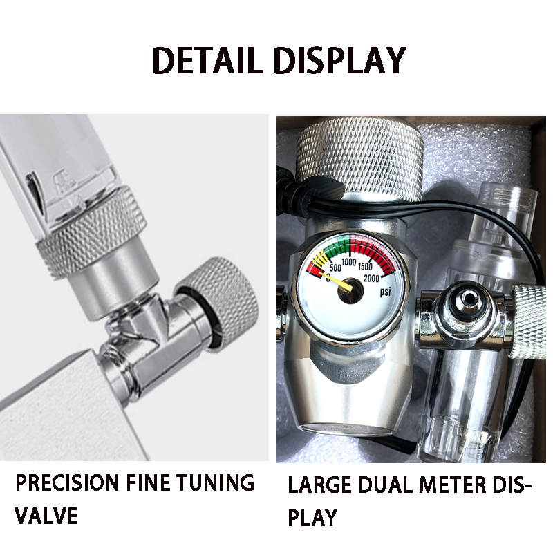 Fish tank CO2 pressure reducin - Co2 Regulator Dual Stage 评论和价格