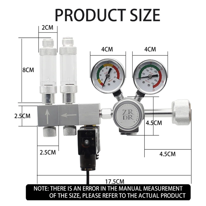 Aquarium CO2 regulator CO2 pre - Co2 Regulator Dual Stage 评论和价格