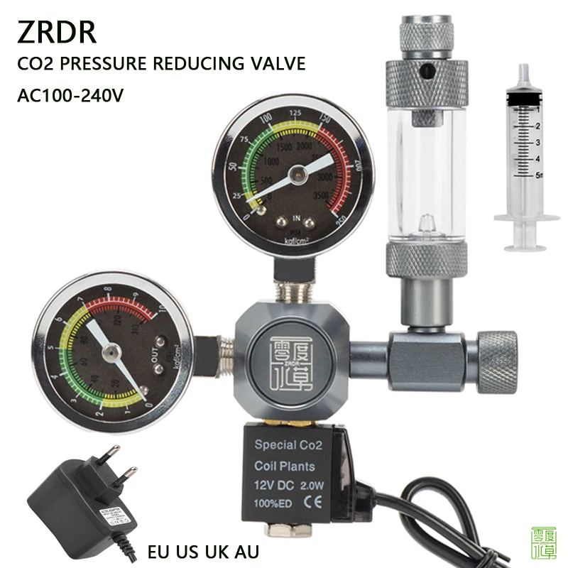 ZRDR Aquarium CO2 Regulator El - Co2 Regulator Dual Stage 评论和价格