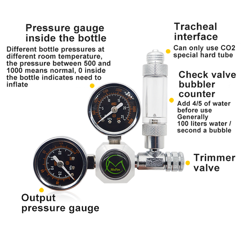 Aquarium CO2 Regulator Magneti - Co2 Regulator Dual Stage 评论和价格