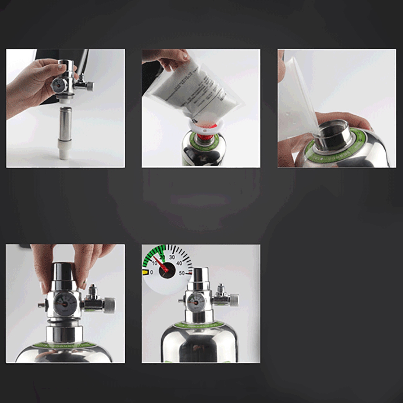 Aquarium CO2 Generator System  - Co2 Regulator Dual Stage 评论和价格