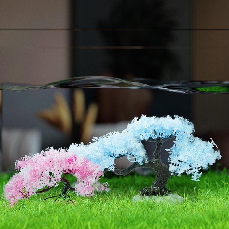 New Simulated Tree Aquarium De - Aquarium Planted Tree 评论和价格