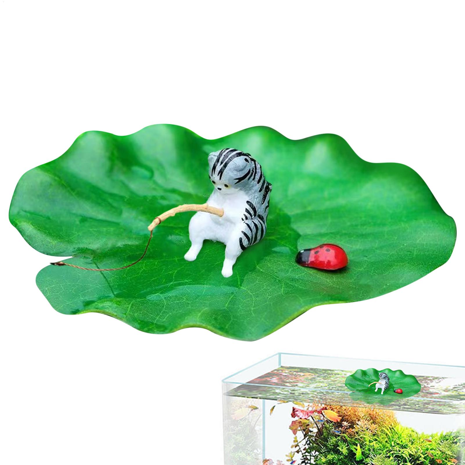 Mini Floating Cat Fishing Lotu - Aquarium Planted Tree 评论和价格