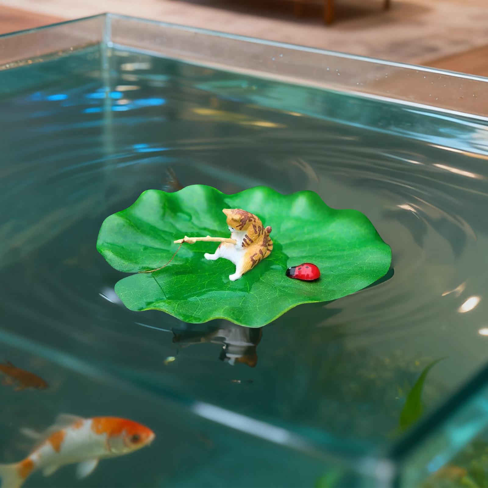 Mini Floating Cat Fishing Lotu - Aquarium Planted Tree 评论和价格