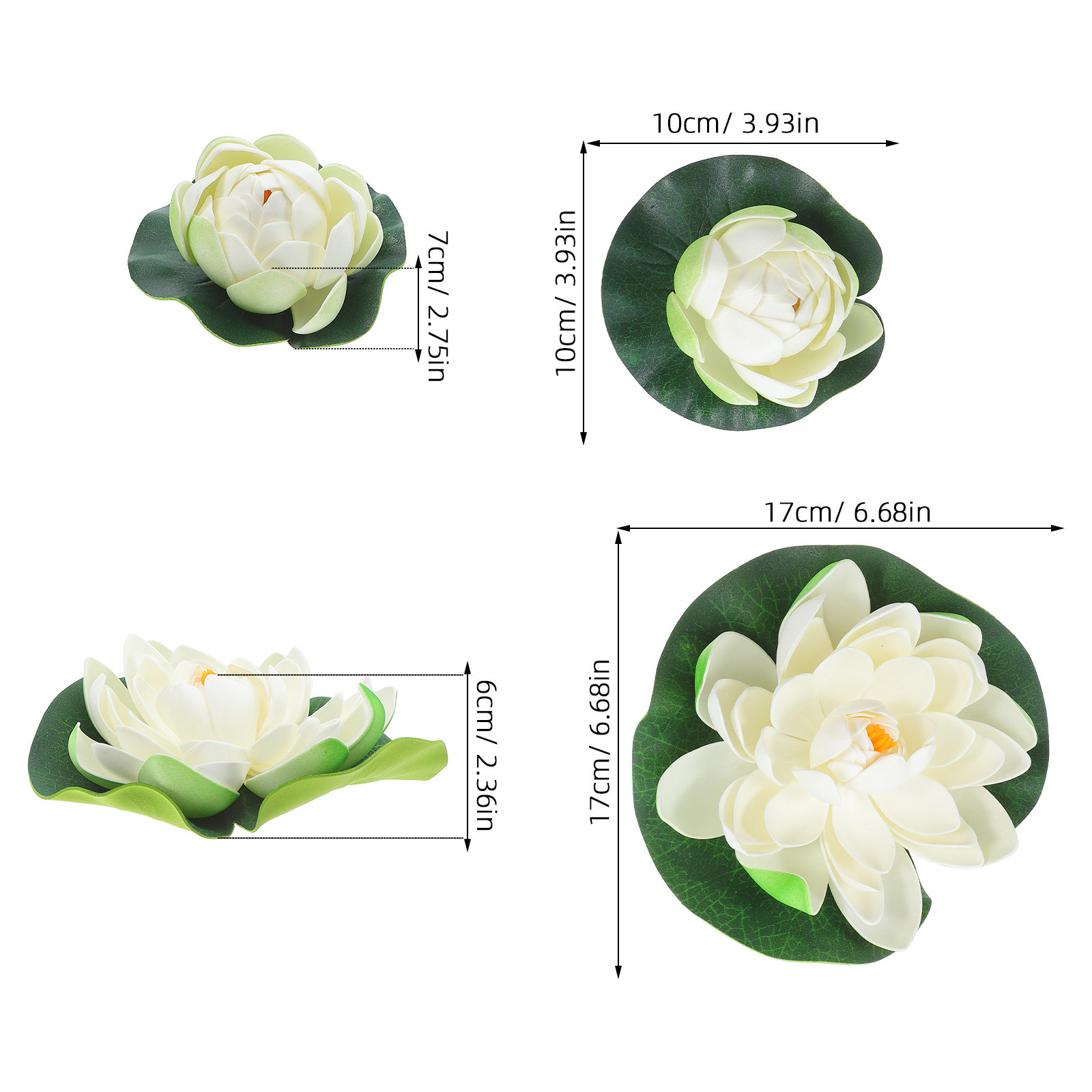 5Pcs Artificial Floating Water - Aquarium For Planted Tank 评论和价格
