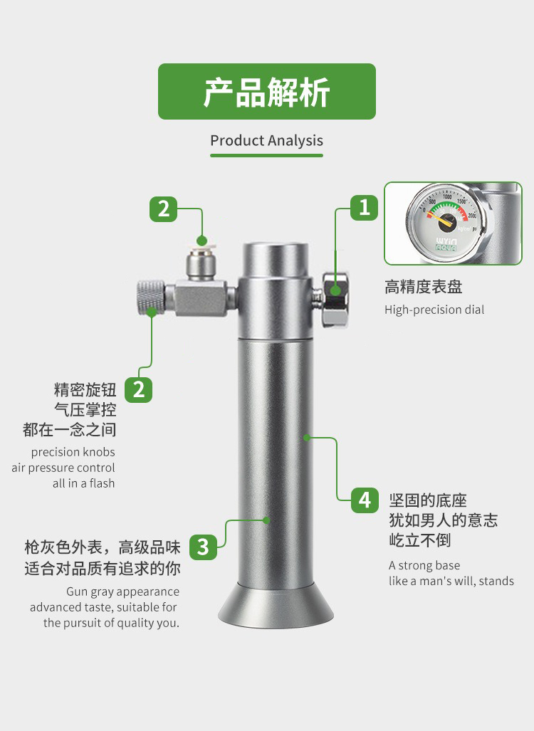 Fish tank CO2 regulator soleno - Co2 Regulator Dual Stage 评论和价格