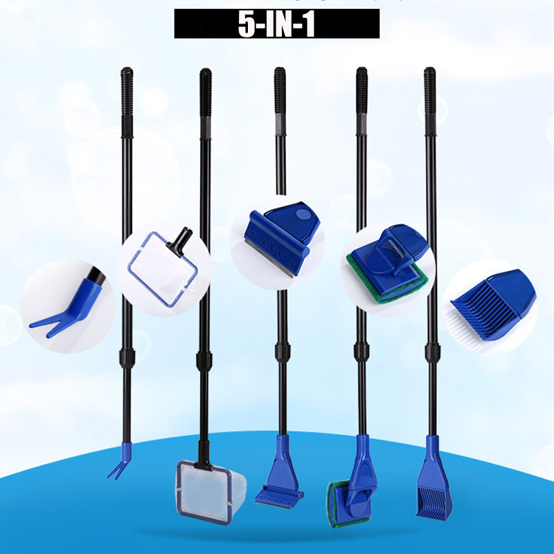6-IN-1 Aquarium Cleaning Tools - Planted Aquarium Cleaning Kit 评论和价格