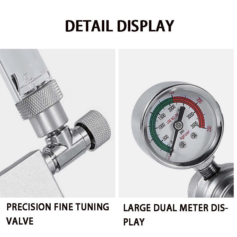Fish tank CO2 pressure reducin - Co2 Regulator Dual Stage 评论和价格